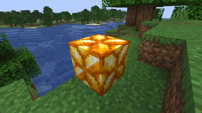 Placed topaz block